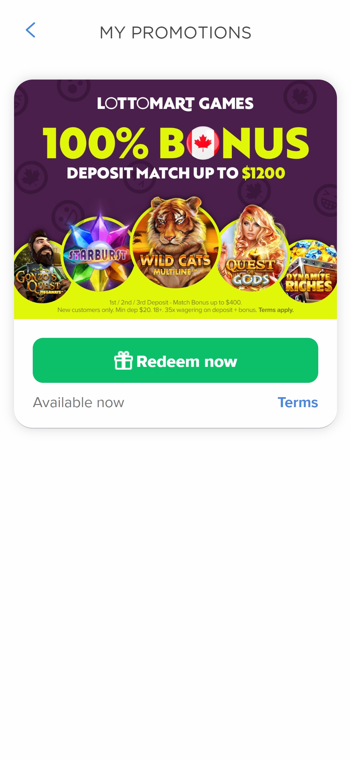Lottomart Casino Mobile No Deposit Bonus Review