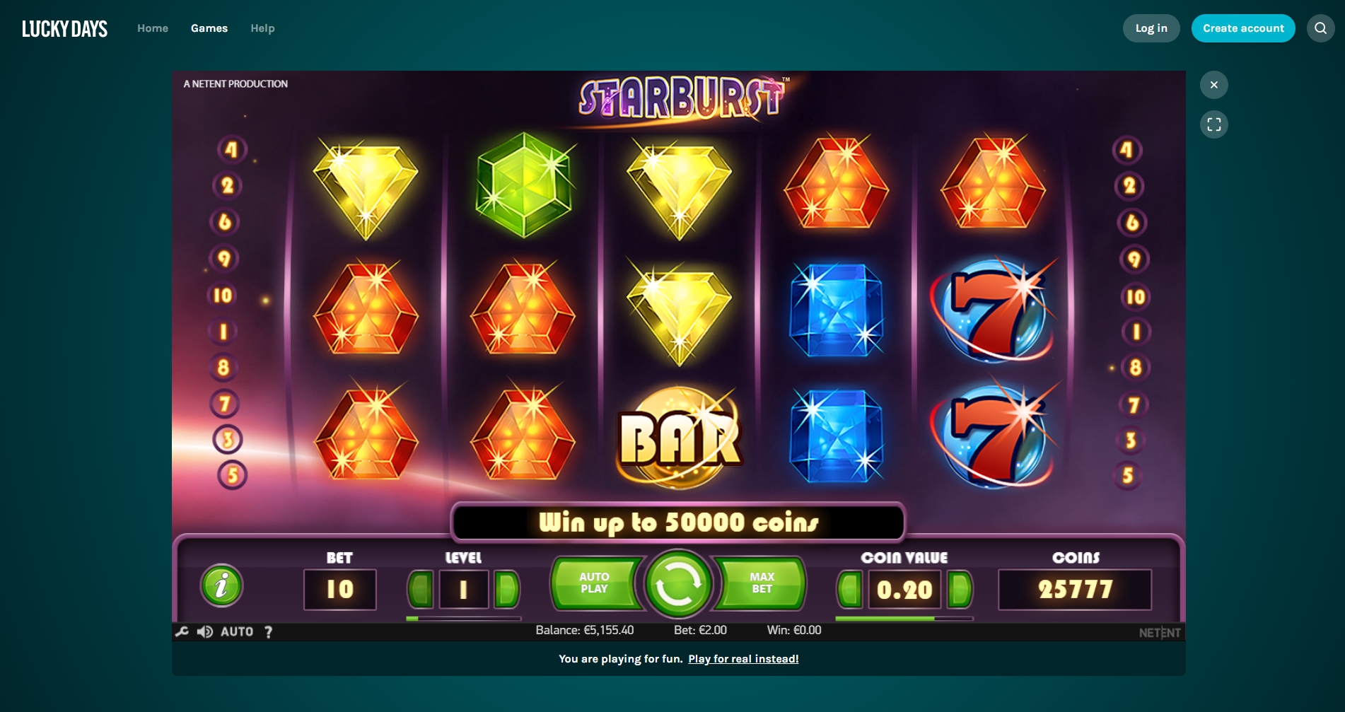 Lucky Days Casino Slot Games