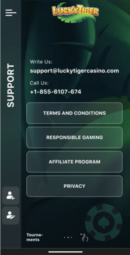 Lucky Tiger Casino Mobile Games Review