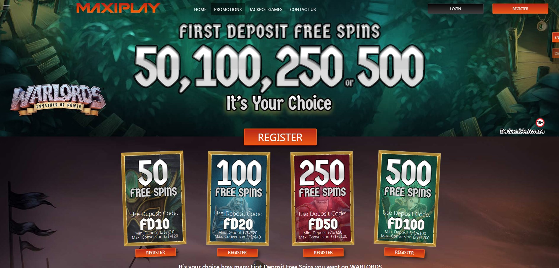 MaxiPlay Casino No Deposit Bonus