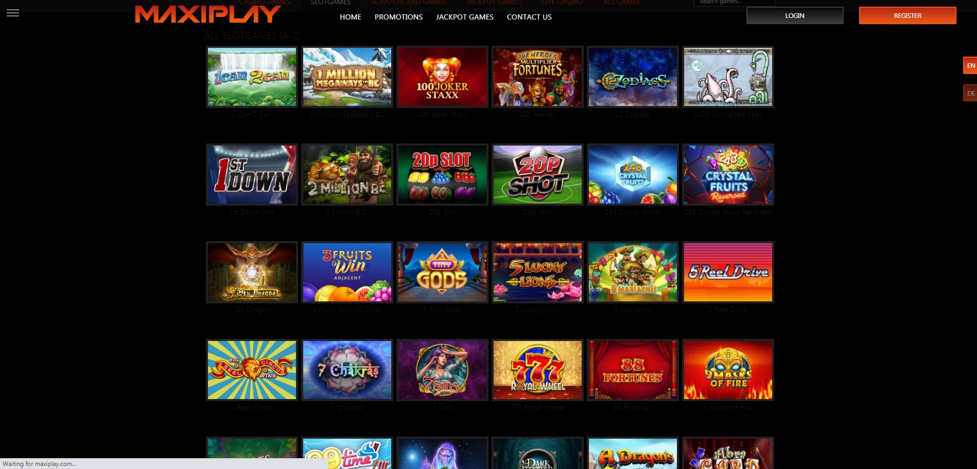 MaxiPlay Casino Games