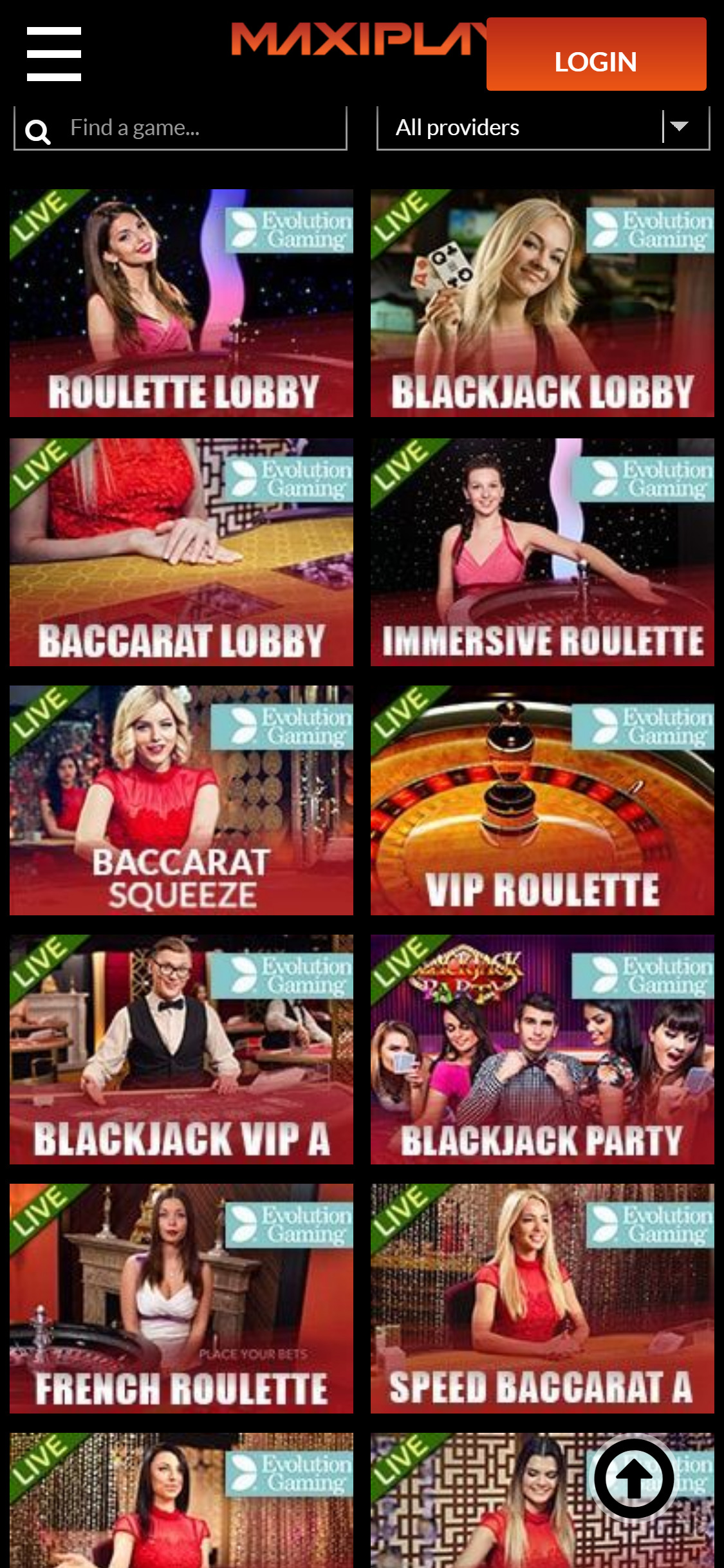 MaxiPlay Casino Mobile Live Dealer Games Review