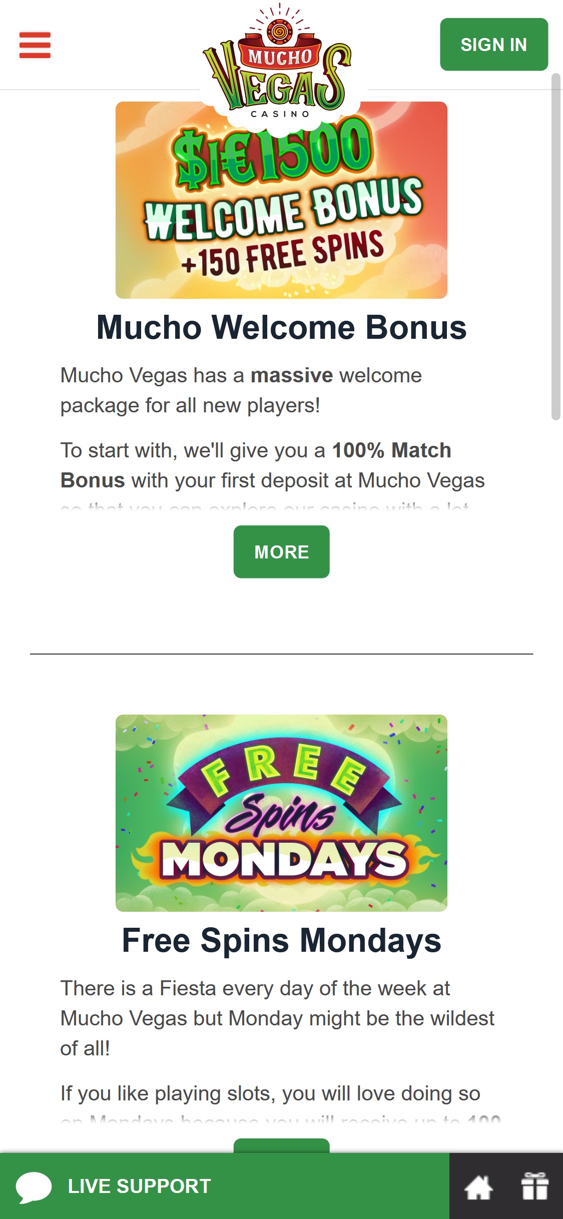 Mucho Vegas Casino Mobile No Deposit Bonus Review