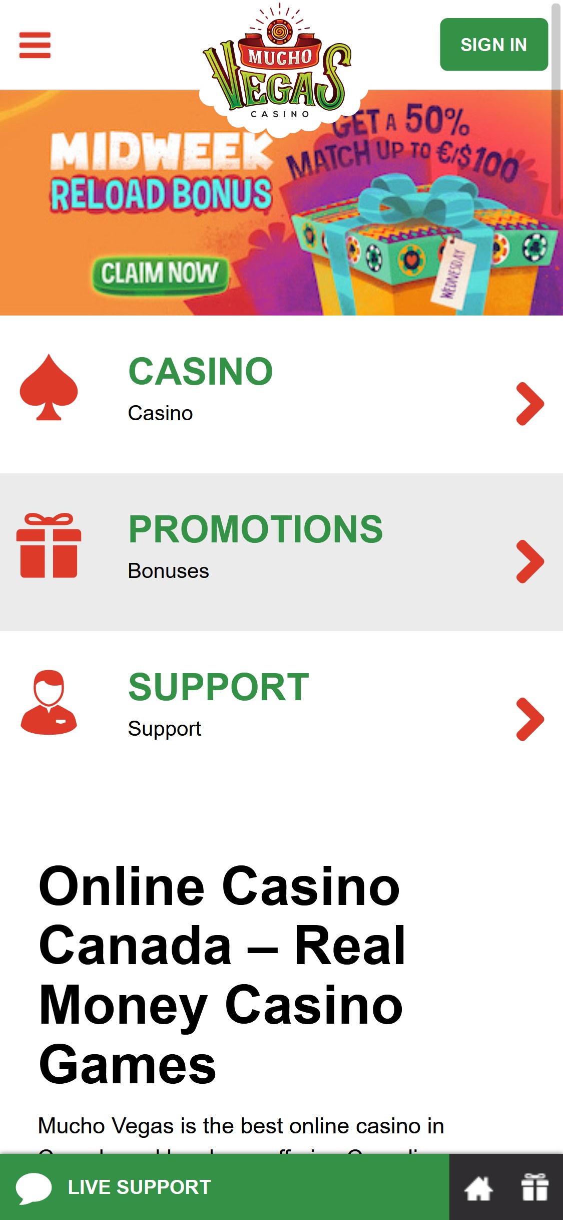 Mucho Vegas Casino Mobile Review