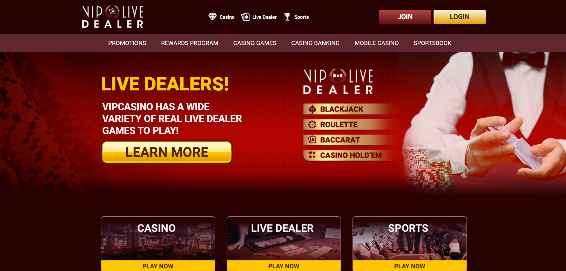 Vip Casino Canada Live Dealer Games
