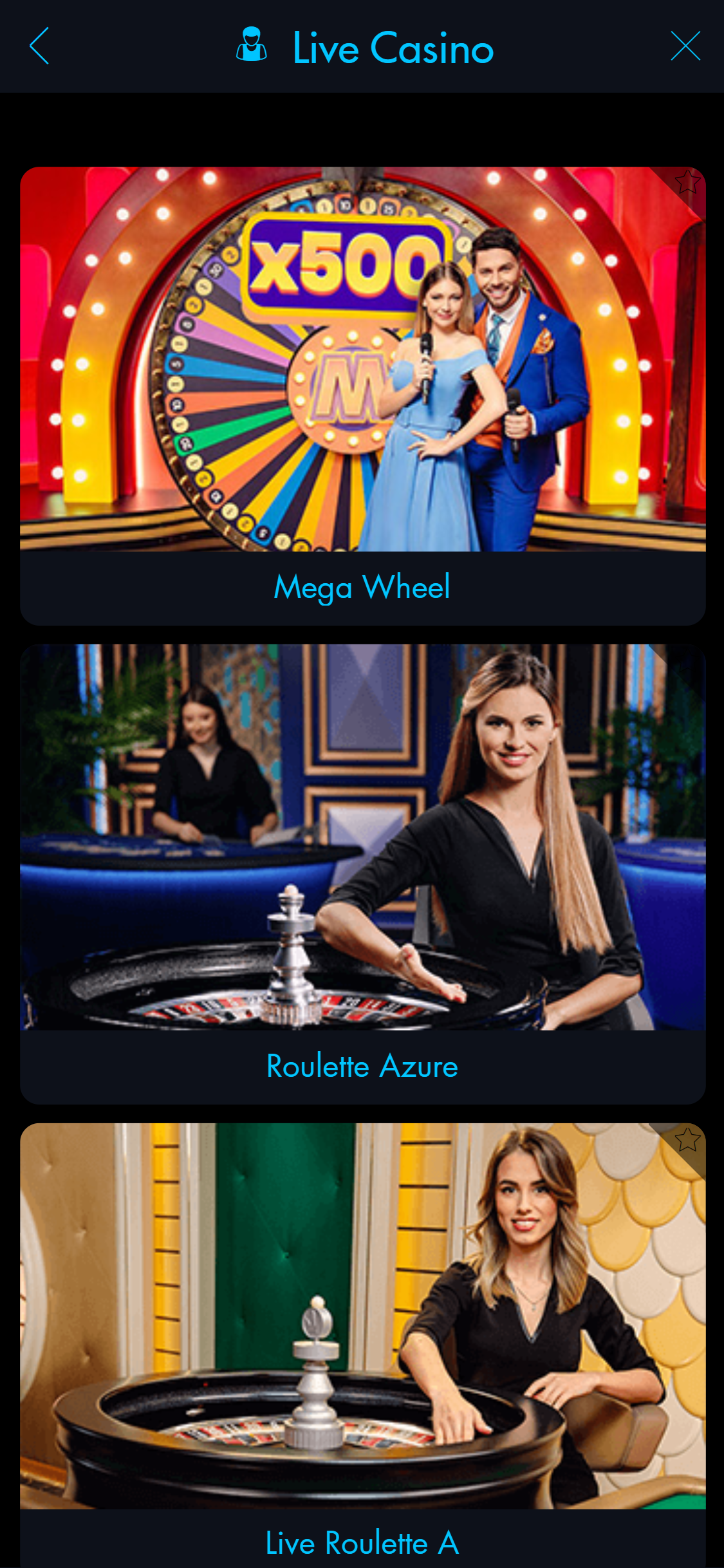 Winward Casino Mobile Live Dealer Games Review